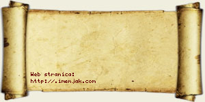 Natalija Kalinić vizit kartica